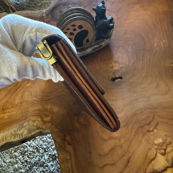 Louis Vuitton monogram long Sarah wallet converted to Crossbody vintage - Picture 6 of 16